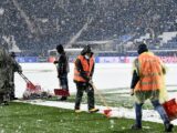 Neve a Bergamo, rinviata a domani Atalanta-Villarreal