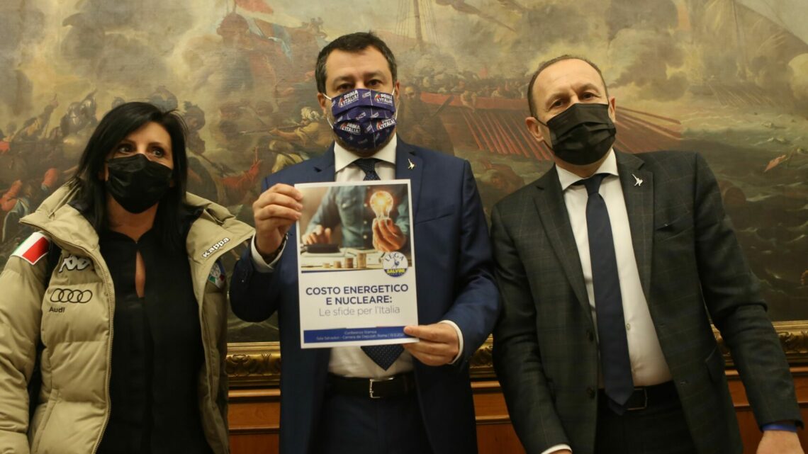 Salvini “Nucleare energia più ecosostenibile” Salvini “Nucleare energia più ecosostenibile”