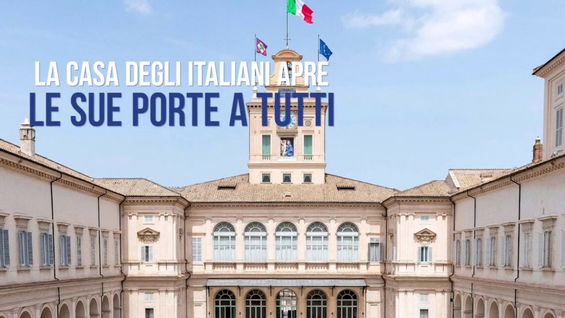 Il Quirinale apre le sue porte anche con le visite virtuali Il Quirinale apre le sue porte anche con le visite virtuali