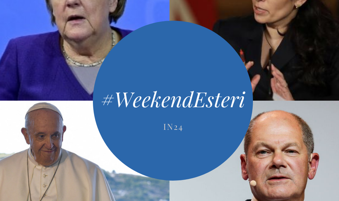 #WeekendEsteri: L’addio della Merkel, il Papa a Lesbo, la comunità internazionale condanna i talebani
