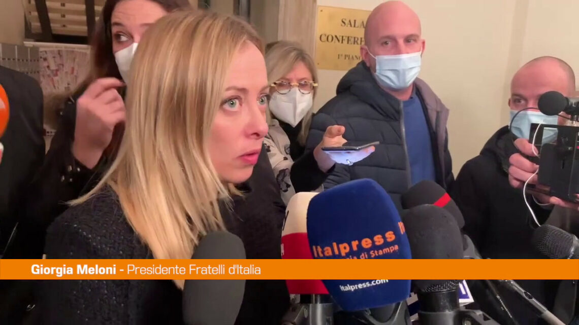 Quirinale, Meloni: “Il centrodestra si muova compatto” Quirinale, Meloni: “Il centrodestra si muova compatto”