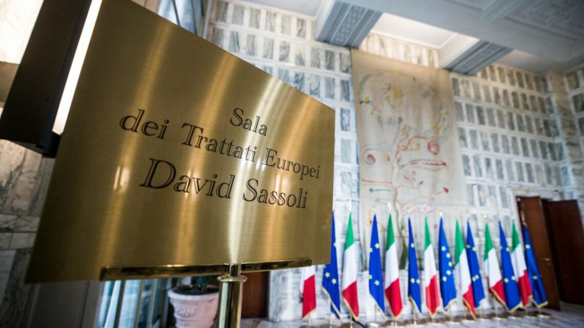 Farnesina, la Sala dei Trattati Europei intitolata a Sassoli Farnesina, la Sala dei Trattati Europei intitolata a Sassoli