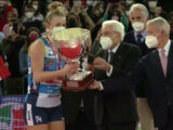 Mattarella alla finale di Coppa Italia di pallavolo femminile