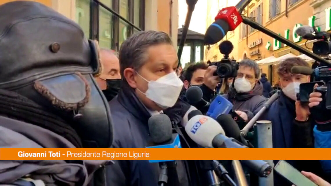 Toti “Se Draghi dovesse traslocare servirà riflessione su legislatura” Toti “Se Draghi dovesse traslocare servirà riflessione su legislatura”