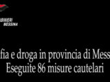 Mafia e droga in provincia di Messina, 86 misure cautelari