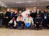 Milano-Cortina, la bandiera paralimpica arrivata in Italia