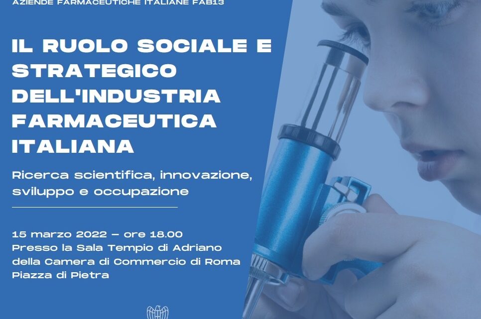 Industria farmaceutica italiana, 1,2 mld di investimenti in ricerca Industria farmaceutica italiana, 1,2 mld di investimenti in ricerca
