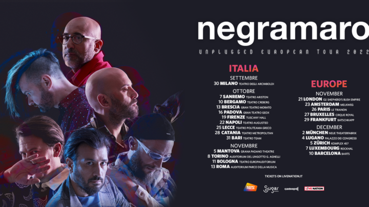 Negramaro Unplugged European Tour, si parte da Saint Vincent