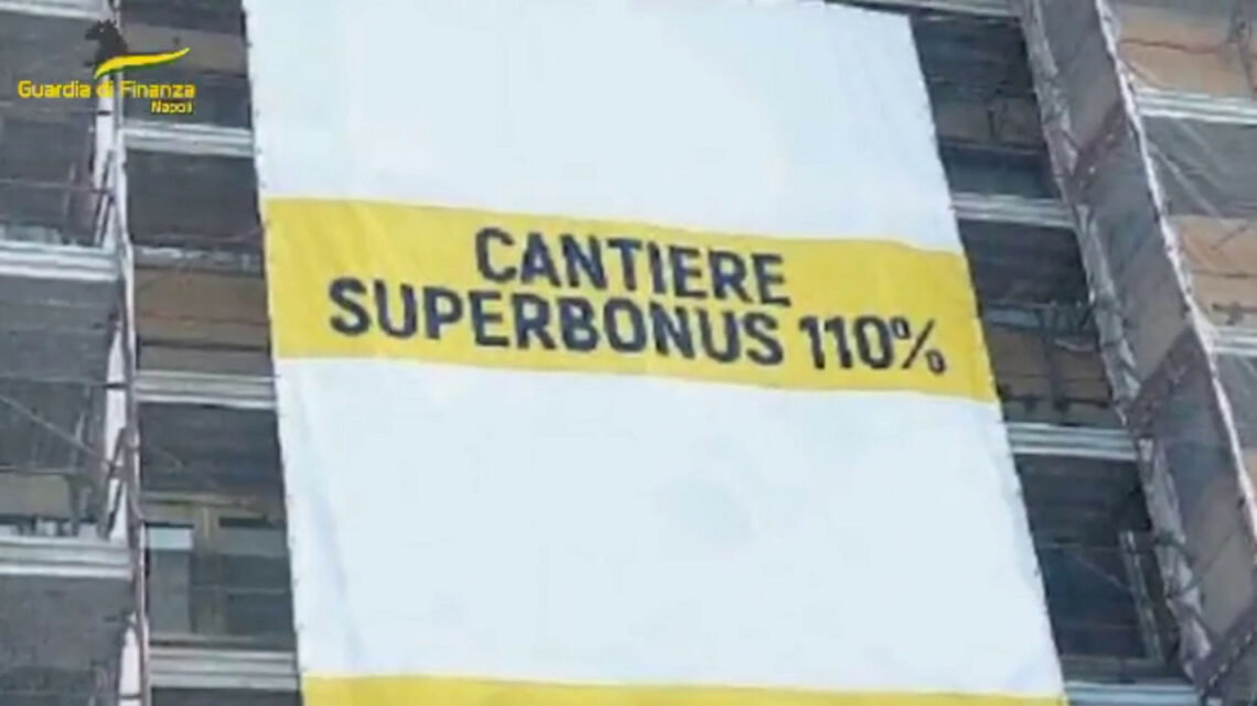 Lavori fittizi con il superbonus del 110%, sequestro da 83 mln di euro Lavori fittizi con il superbonus del 110%, sequestro da 83 mln di euro