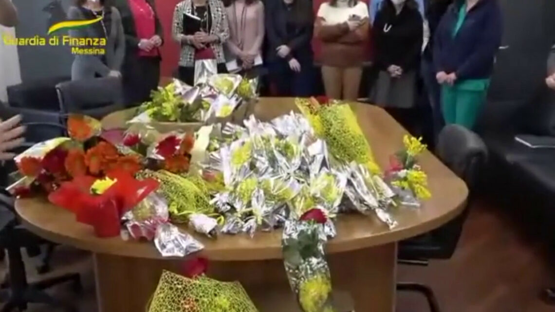 Messina, mimose sequestrate e devolute in beneficenza Messina, mimose sequestrate e devolute in beneficenza