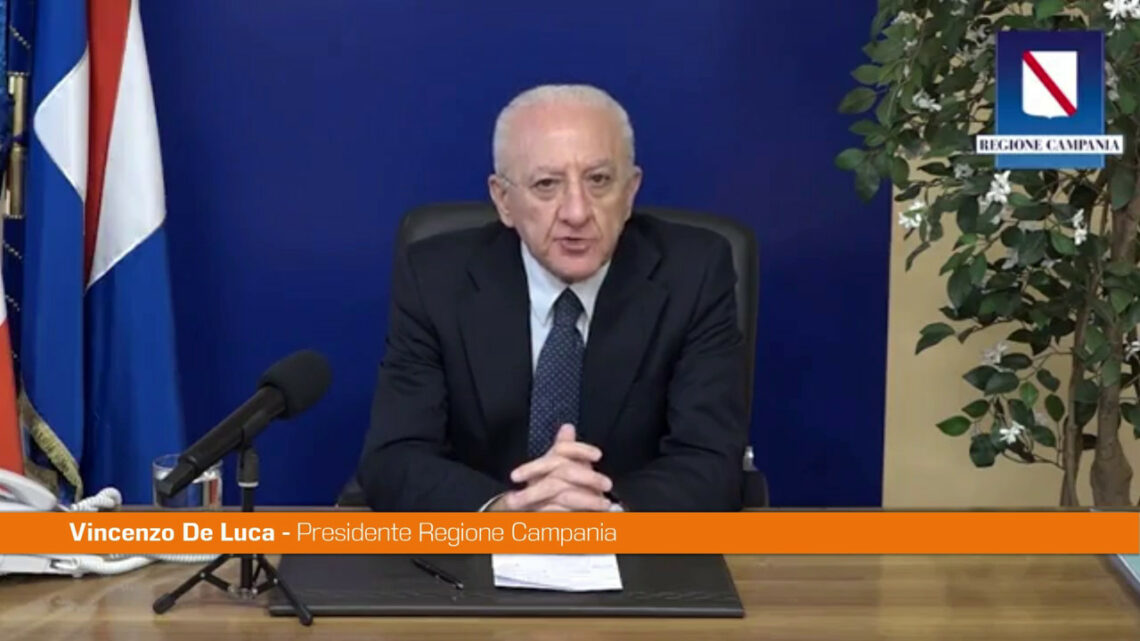 De Luca “Tamponi, quarantena e vaccino per i profughi dall’Ucraina” De Luca “Tamponi, quarantena e vaccino per i profughi dall’Ucraina”