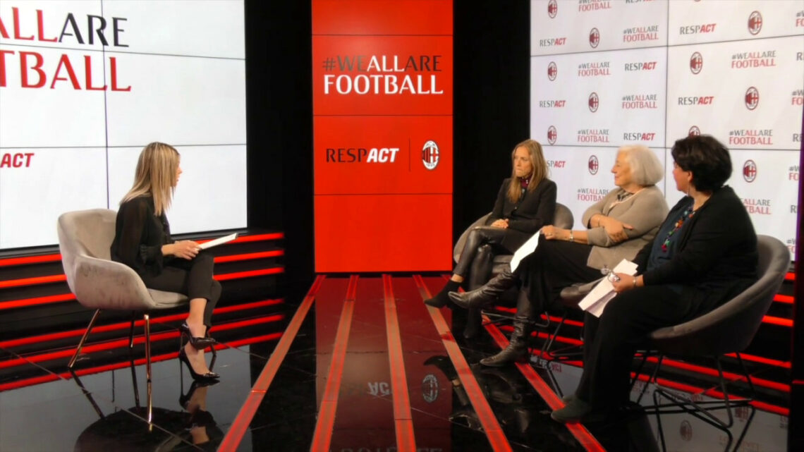 Conflittualità di genere, dal Milan il manifesto #WeAllAreFootball Conflittualità di genere, dal Milan il manifesto #WeAllAreFootball