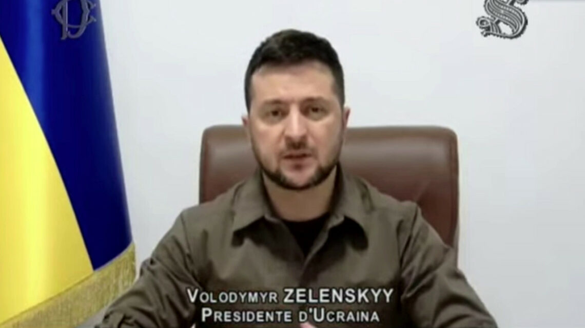 Zelensky al Parlamento italiano: “Immaginate Genova come Mariupol” Zelensky al Parlamento italiano: “Immaginate Genova come Mariupol”