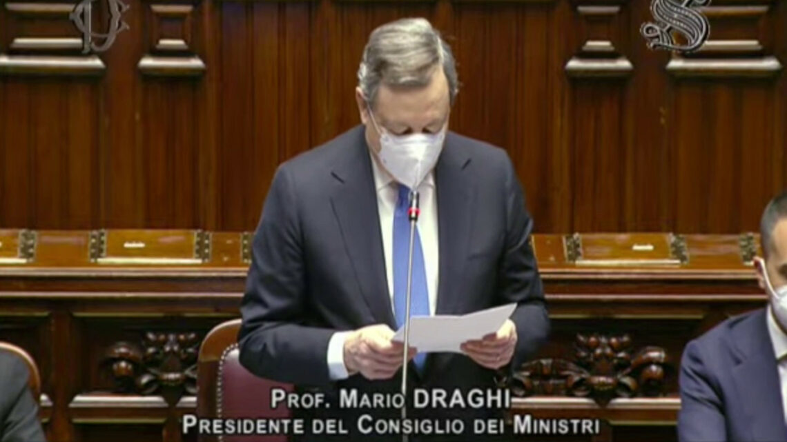 Draghi “L’Ucraina non difende solo se stessa ma anche la nostra pace” Draghi “L’Ucraina non difende solo se stessa ma anche la nostra pace”