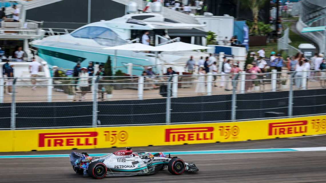 Russell domina le seconde libere del Gp di Miami Russell domina le seconde libere del Gp di Miami