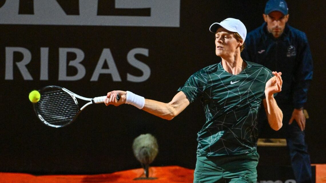 Sinner vince il derby contro Fognini agli Internazionali Sinner vince il derby contro Fognini agli Internazionali