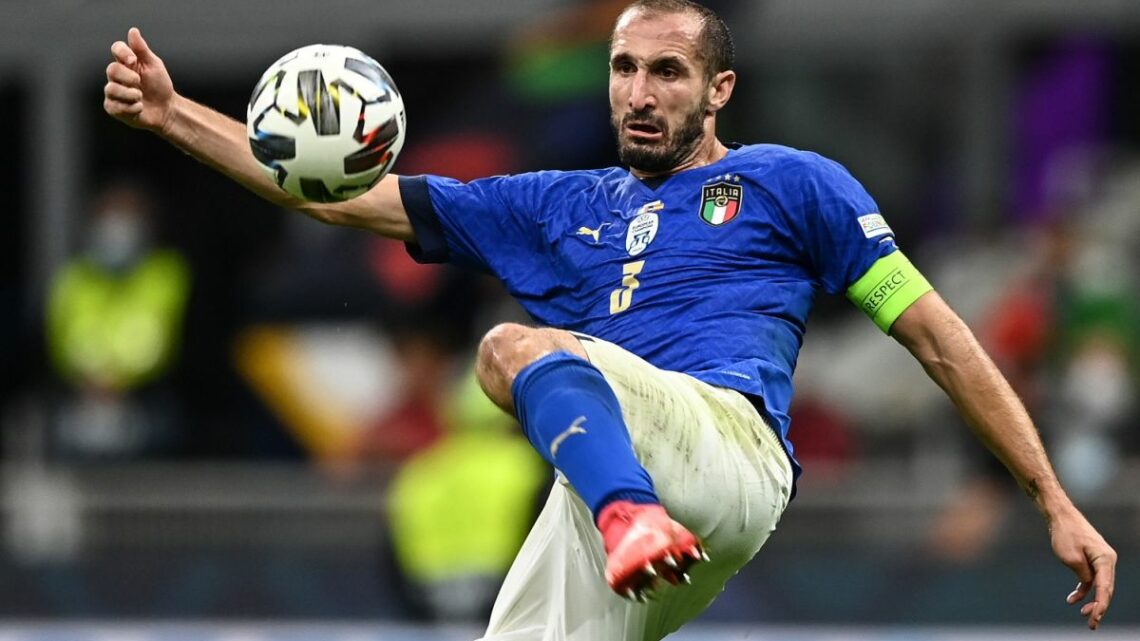Chiellini “Lascio in azzurro etica del lavoro e leggerezza” Chiellini “Lascio in azzurro etica del lavoro e leggerezza”