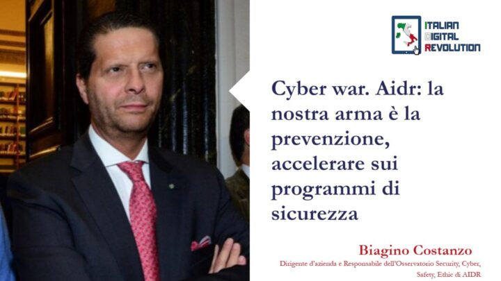 Cyber war. Aidr: la nostra arma è la prevenzione, accelerare sui programmi di sicurezza