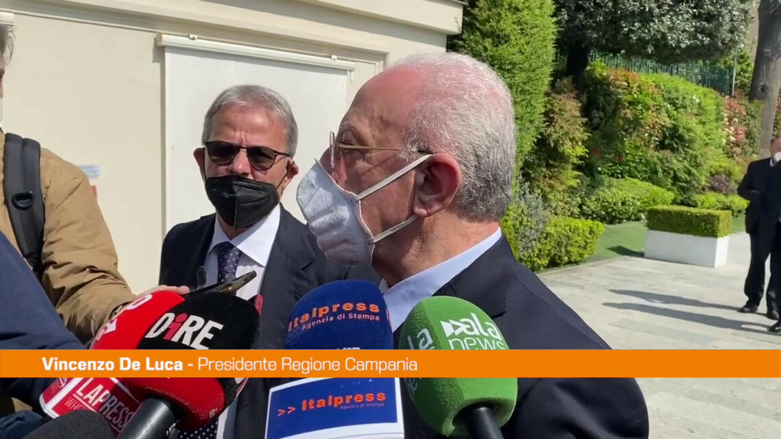 Superbonus, De Luca “Fondate le preoccupazioni di Draghi” Superbonus, De Luca “Fondate le preoccupazioni di Draghi”