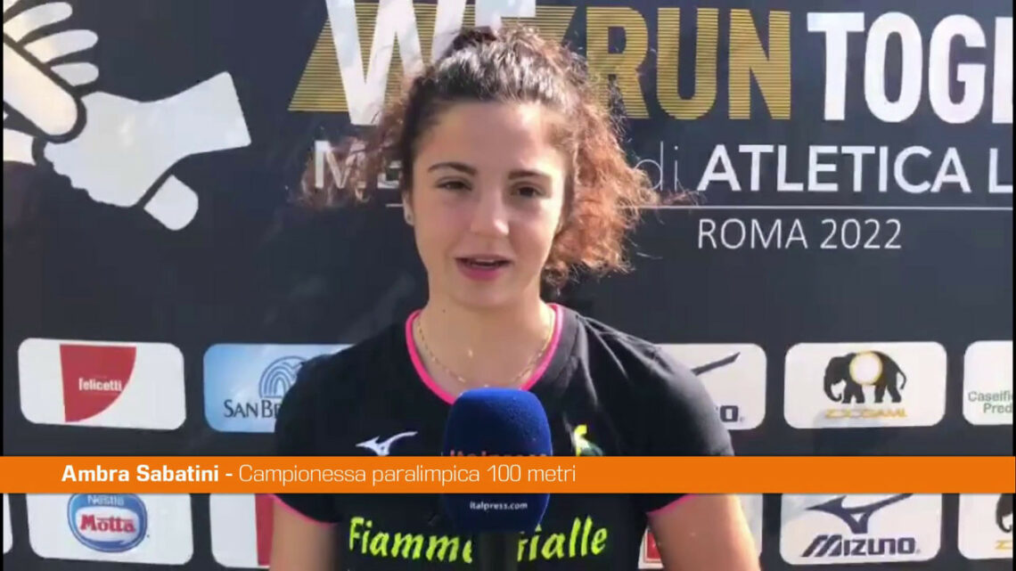 Sabatini a “We Run Together” “Lo sport unisce” Sabatini a “We Run Together” “Lo sport unisce”