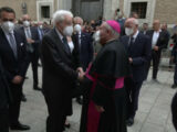 Mattarella a Nusco per i funerali di De Mita