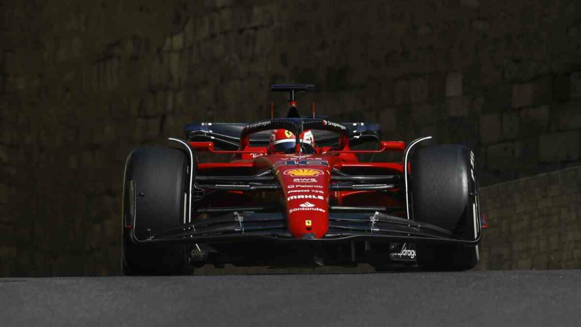 Leclerc mette tutti in fila nel venerdì di Baku Leclerc mette tutti in fila nel venerdì di Baku