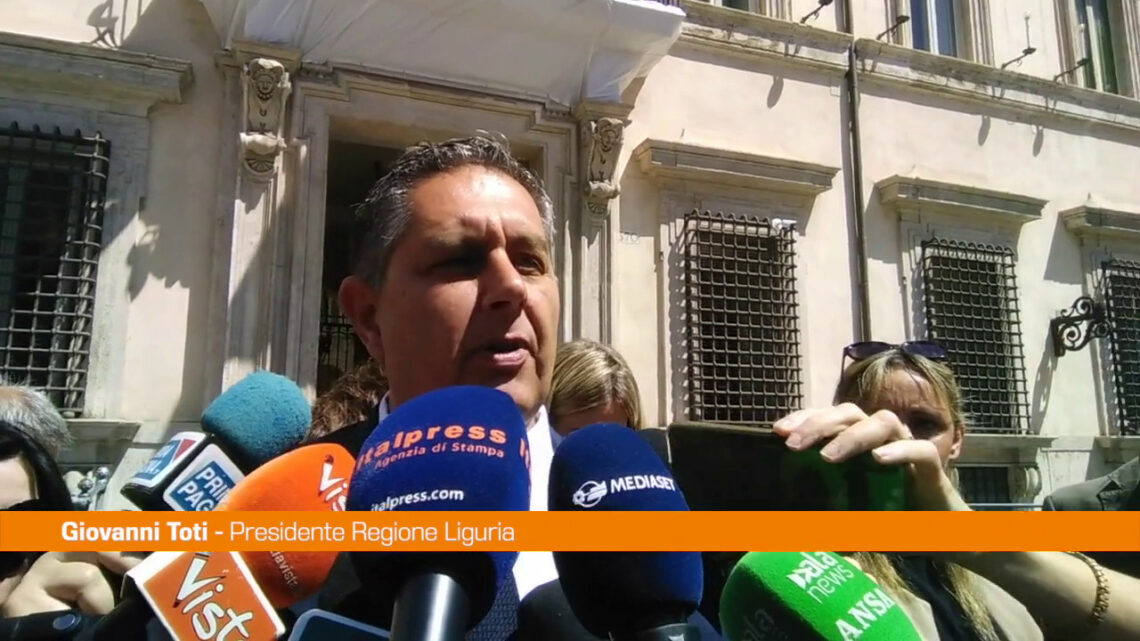 Pnrr, Toti “Firmato progetto bandiera importante per Liguria” Pnrr, Toti “Firmato progetto bandiera importante per Liguria”