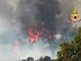 Incendio Carso, Prosegue Lavoro Vvf traffico ancora interrotto su A4