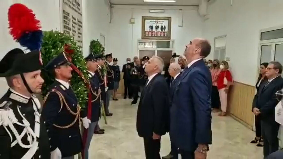 Il Capo della Polizia rende omaggio a vittime strage di via D’Amelio Il Capo della Polizia rende omaggio a vittime strage di via D’Amelio