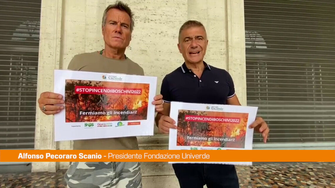 Pecoraro Scanio e Jimmy Ghione rilanciano campagna anti-incendio Pecoraro Scanio e Jimmy Ghione rilanciano campagna anti-incendio