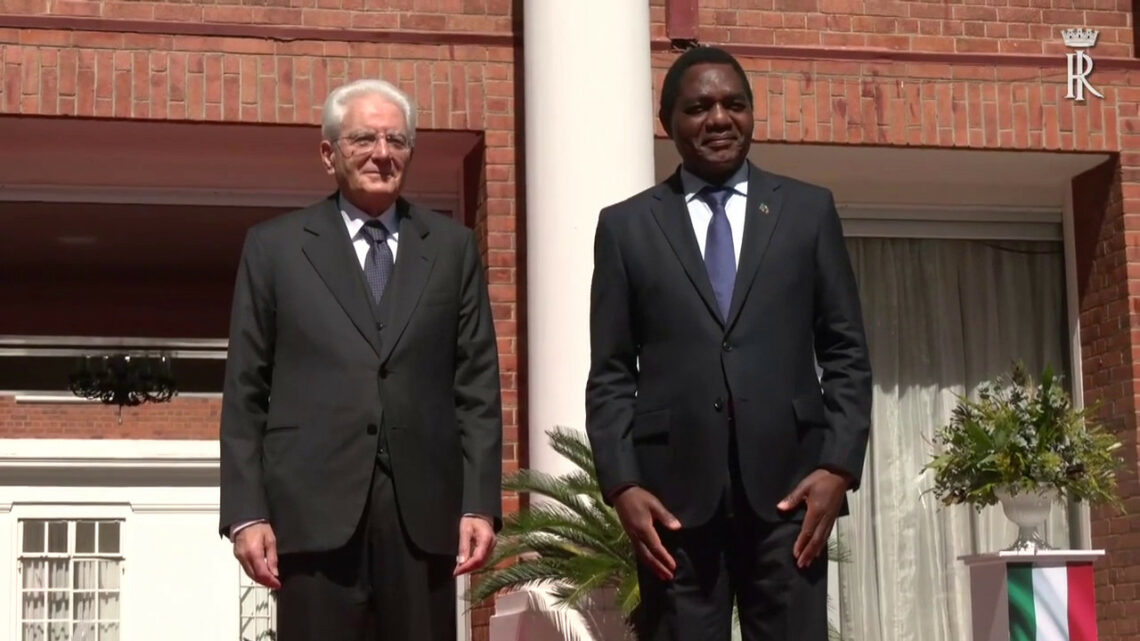 Zambia, Mattarella alla State House Zambia, Mattarella alla State House