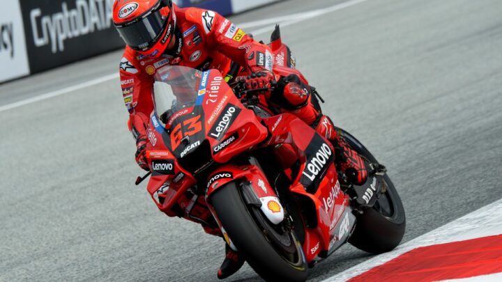 Moto Mondiale, GP d’Austria: tripletta per Bagnaia