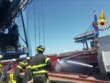 A Porto Torres  si surriscalda nave piena di carbone