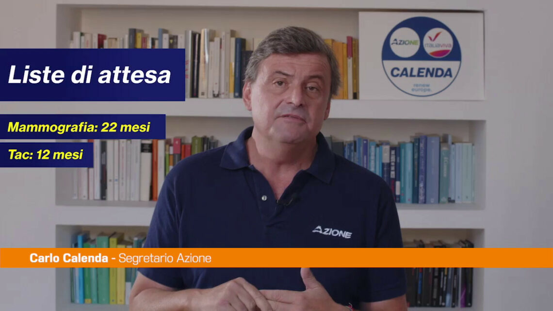 Calenda “La sanità è in ginocchio, servono investimenti” Calenda “La sanità è in ginocchio, servono investimenti”