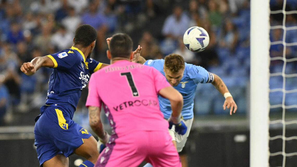 Immobile e Luis Alberto, Lazio batte Verona 2-0 Immobile e Luis Alberto, Lazio batte Verona 2-0