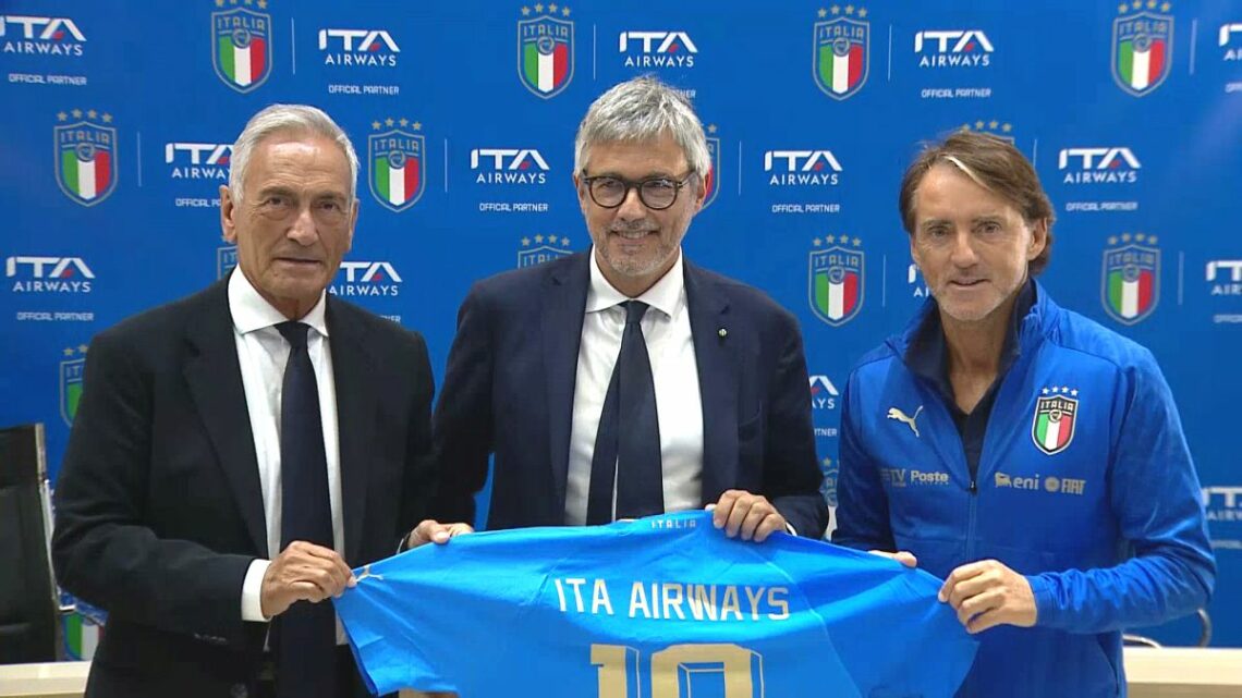 ITA Airways e Federcalcio insieme per far volare le Nazionali ITA Airways e Federcalcio insieme per far volare le Nazionali