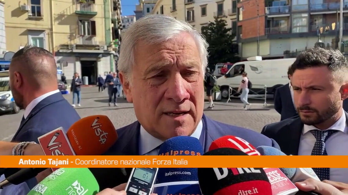 Tajani “Noi uniti e sullo stesso palco, centrosinistra diviso” Tajani “Noi uniti e sullo stesso palco, centrosinistra diviso”