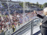 F1, Mattarella saluta il pubblico di Monza dopo il Gran Premio