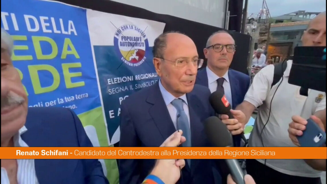 Schifani “Centrodestra è unito sulla mia candidatura” Schifani “Centrodestra è unito sulla mia candidatura”