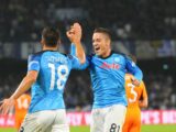 Napoli batte Rangers 3-0, doppietta di Simeone