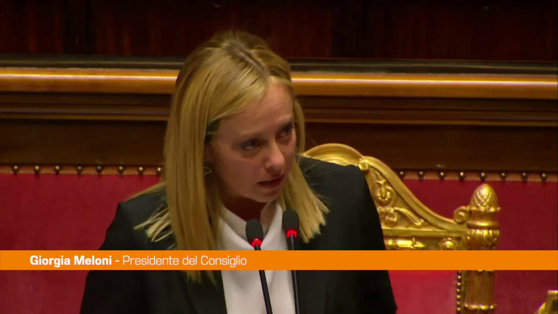 Ucraina, Meloni “La pace non si ottiene con le bandiere arcobaleno” Ucraina, Meloni “La pace non si ottiene con le bandiere arcobaleno”
