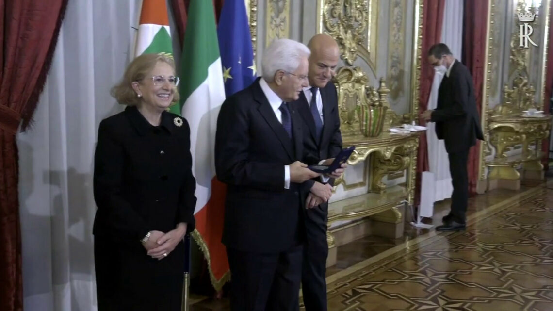 Mattarella alla premiazione degli Eni Award Mattarella alla premiazione degli Eni Award