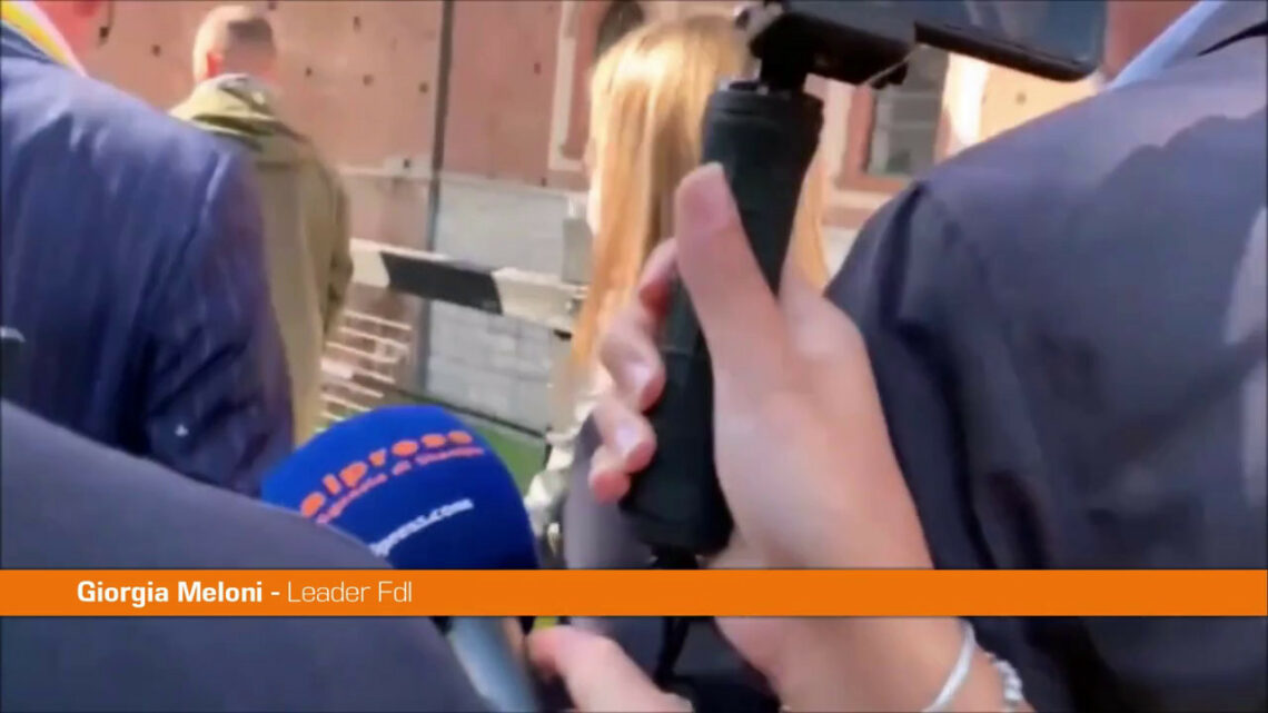 Meloni “Ho incontrato Berlusconi, sono molto ottimista” Meloni “Ho incontrato Berlusconi, sono molto ottimista”