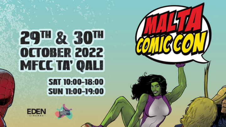 Il Malta Comic Con ritorna con grandi novità per tutti gli appassionati del mondo dei fumetti e dei games
