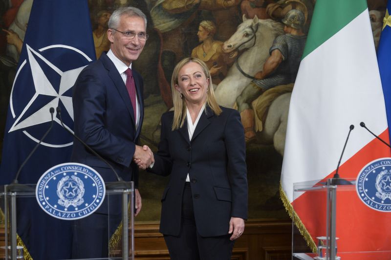 Nato, Meloni vede Stoltenberg “Italia nazione seria e leale” Nato, Meloni vede Stoltenberg “Italia nazione seria e leale”