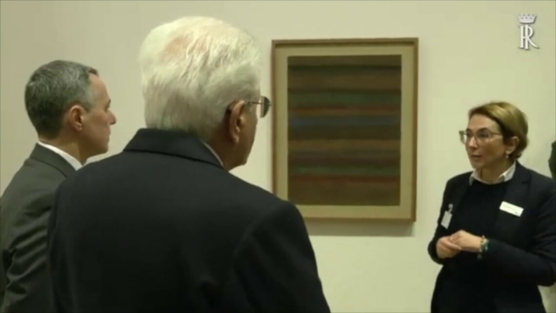 Mattarella a Berna visita il Museo Paul Klee Mattarella a Berna visita il Museo Paul Klee