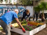 Biodiversità, a Roma Findus e Retake creano un’oasi fiorita nel quartiere Appio Latino