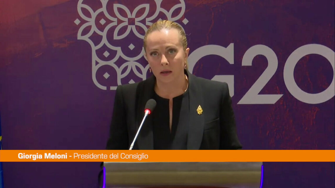 G20, Meloni “L’Italia è stata protagonista” G20, Meloni “L’Italia è stata protagonista”