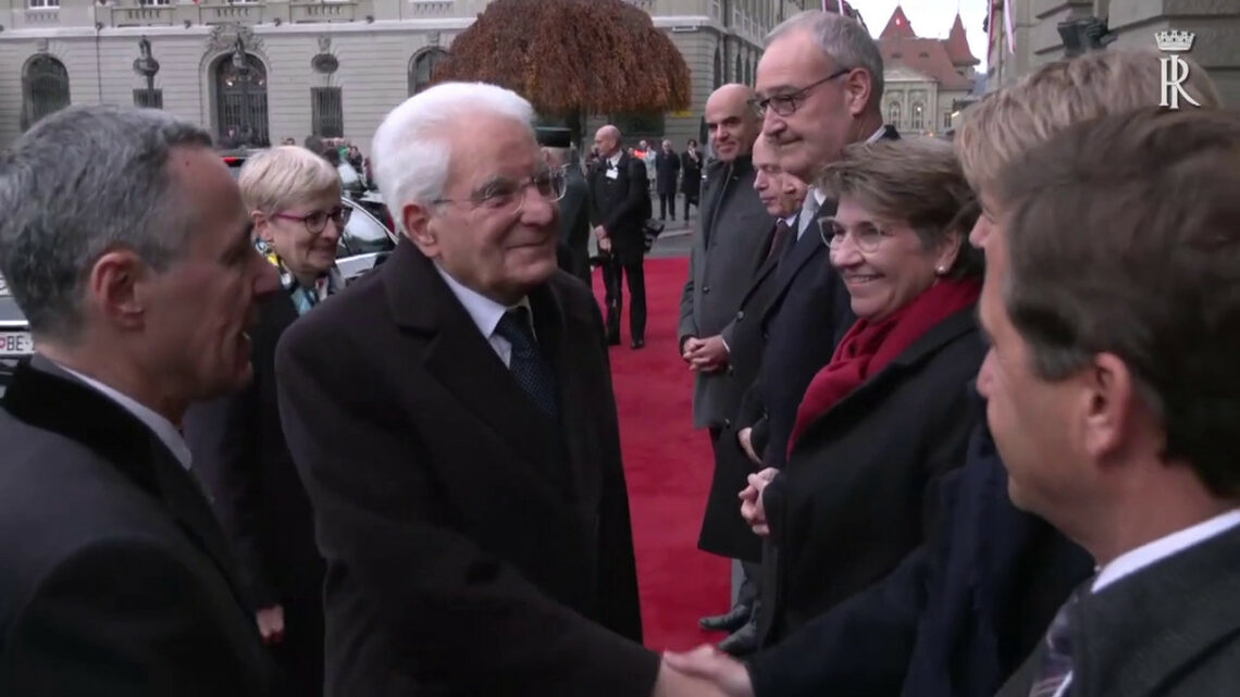 Mattarella incontra il presidente della Confederazione Svizzera Mattarella incontra il presidente della Confederazione Svizzera