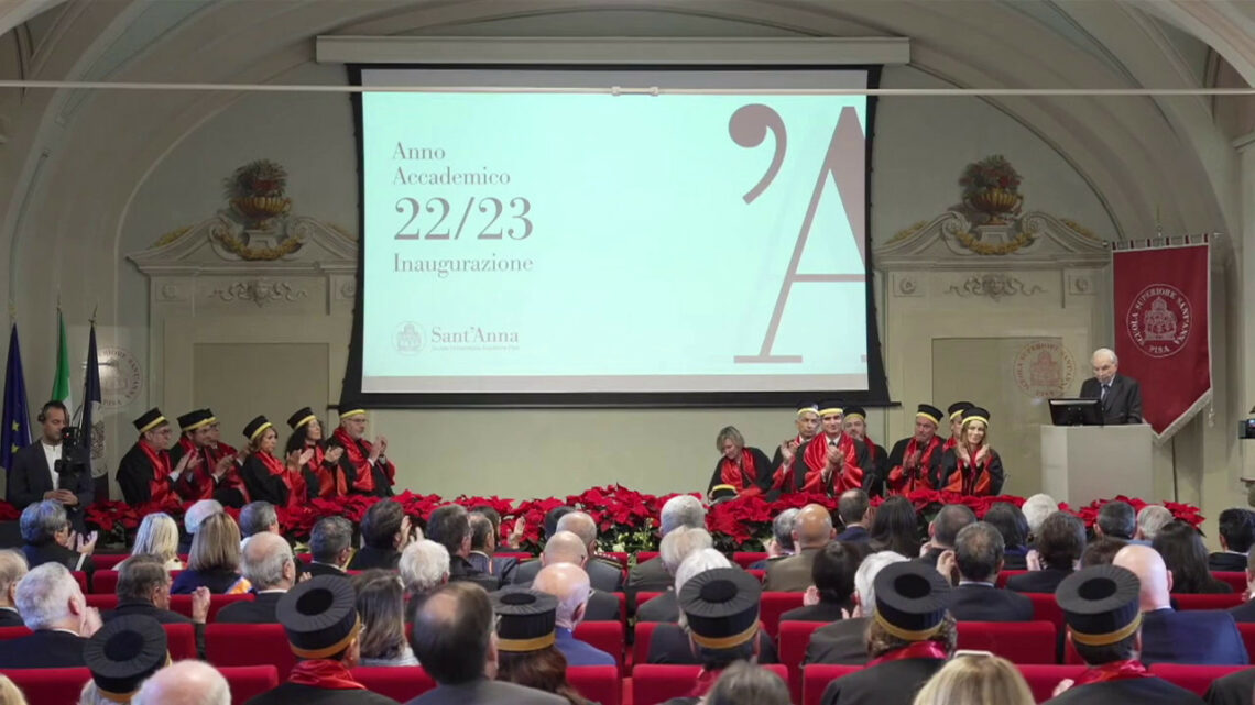 Inaugurato l’anno accademico della Scuola Sant’Anna di Pisa Inaugurato l’anno accademico della Scuola Sant’Anna di Pisa